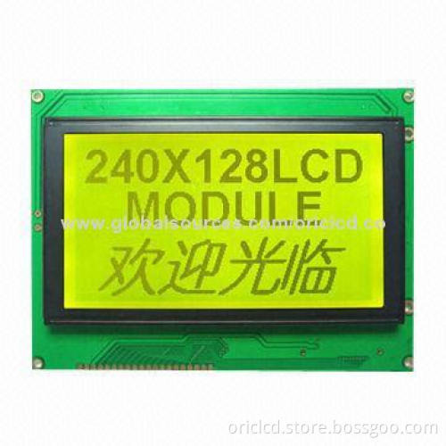 240 x 128-dot FSTN COB Graphics LCD Module with 170 x 92mm, T6963 Control
